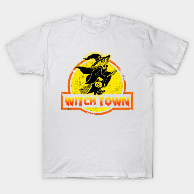 Witch Town Halloween Shirts Gifts on October 31 T-Shirt-TOZ